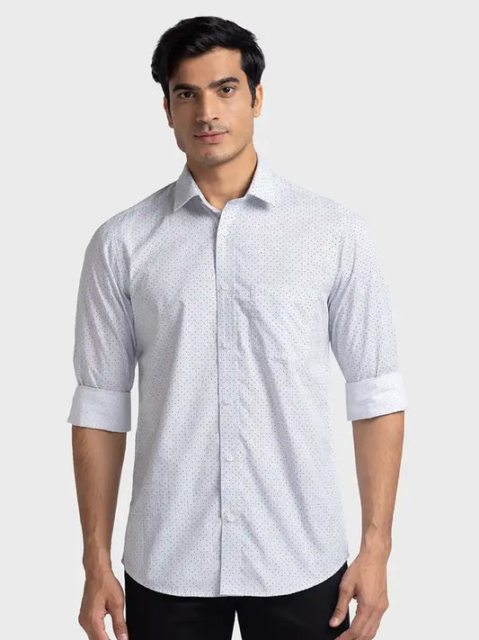 Men Tailored Fit White Shirt