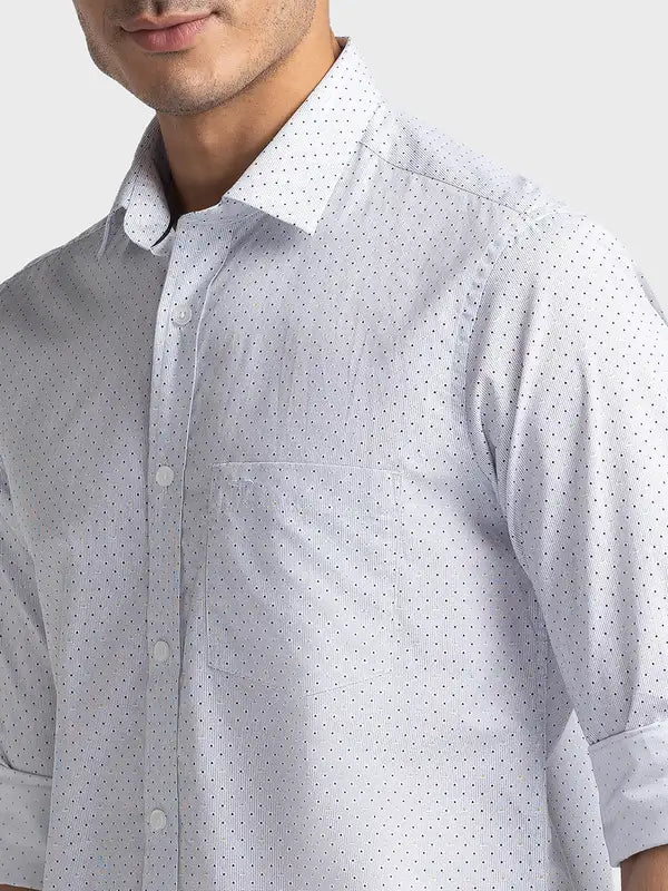 Men Tailored Fit White Shirt