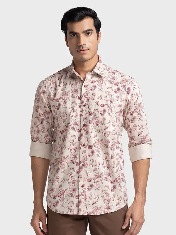 Men Tailored Fit Black Shirt