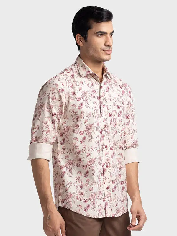Men Tailored Fit Black Shirt