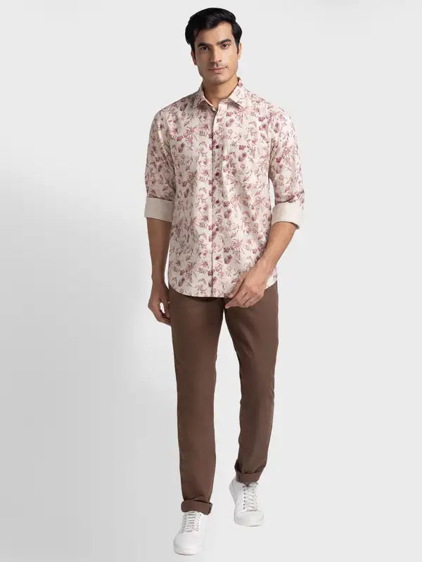 Men Tailored Fit Black Shirt