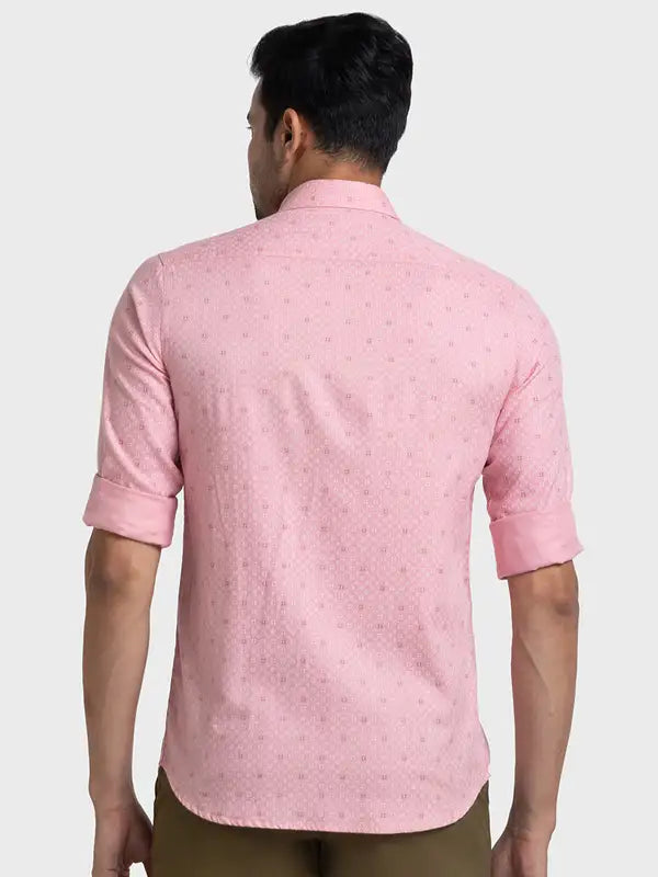 Men Tailored Fit Green Shirt