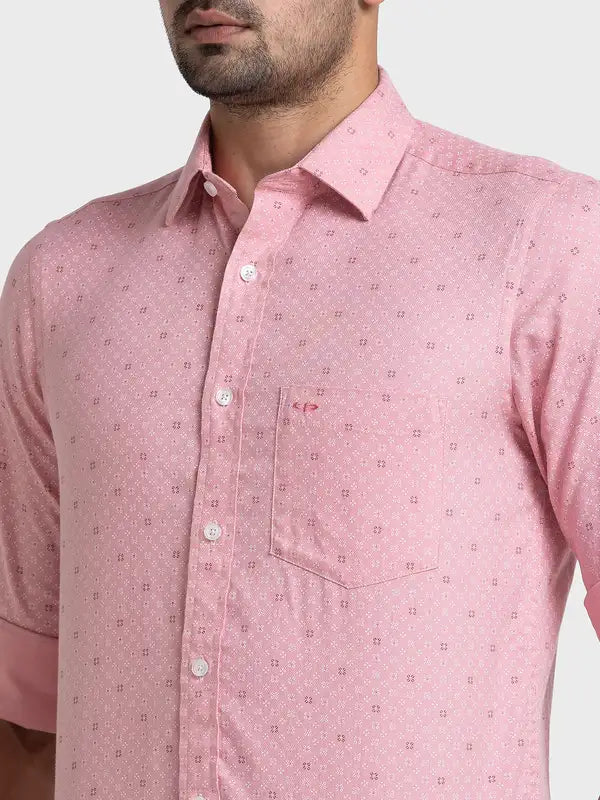 Men Tailored Fit Green Shirt
