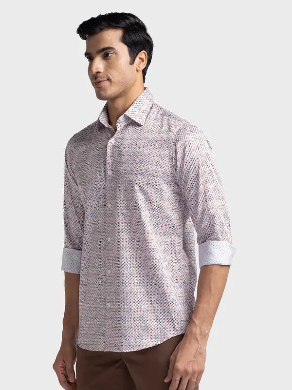 Men Tailored Fit Light Blue Shirt