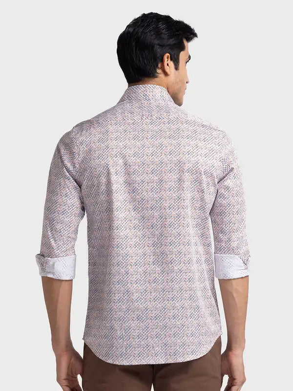 Men Tailored Fit Light Blue Shirt