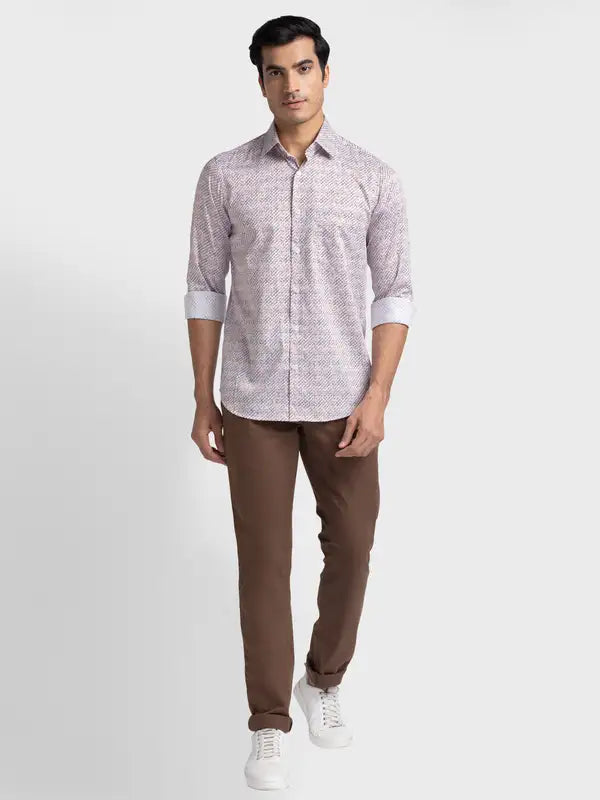 Men Tailored Fit Light Blue Shirt