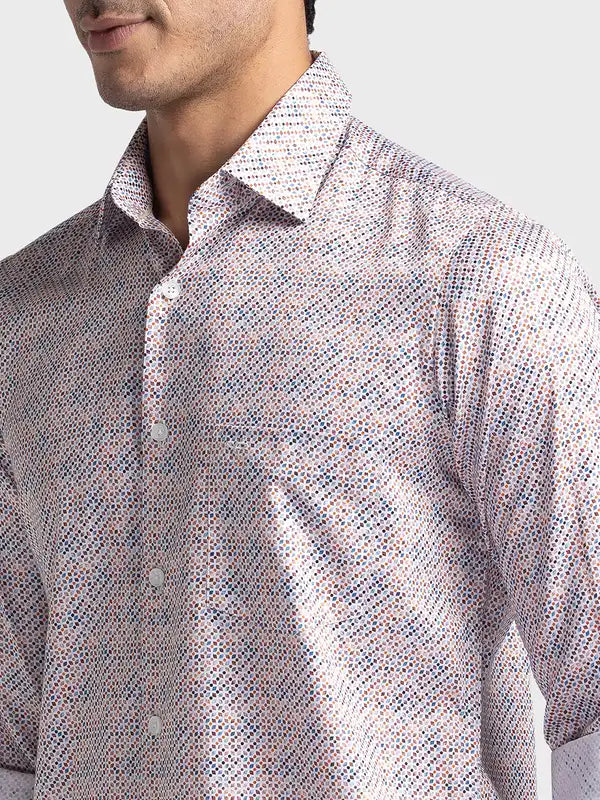 Men Tailored Fit Light Blue Shirt