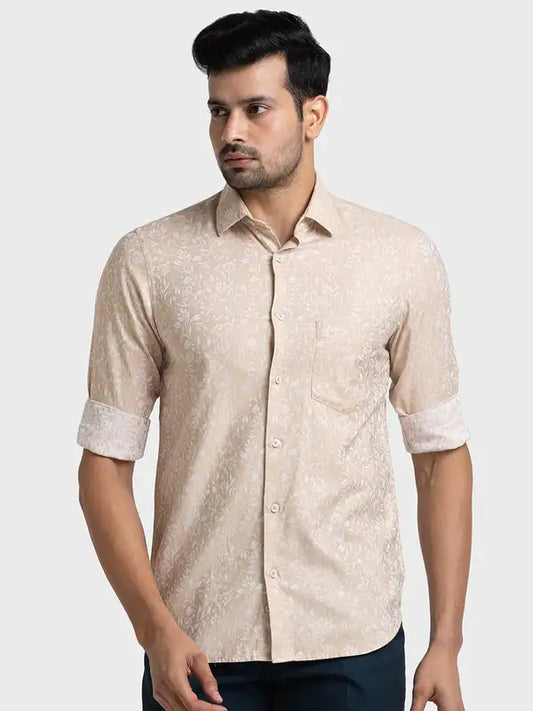 Men Tailored Fit Light Blue Shirt