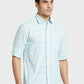 Men Tailored Fit Yellow Shirt