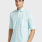 Men Tailored Fit Yellow Shirt