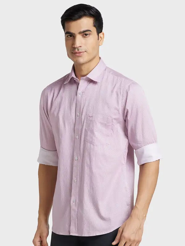 Men Tailored Fit Light Blue Shirt