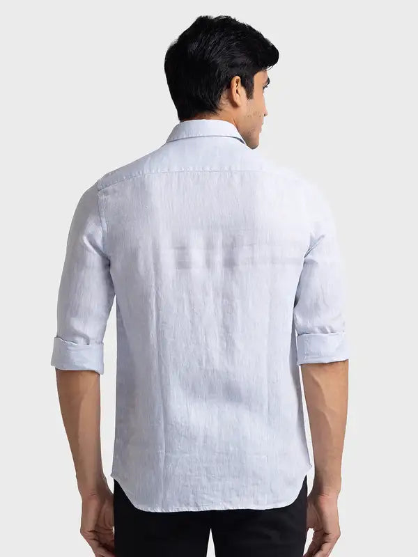 Men Tailored Fit Pink Shirt