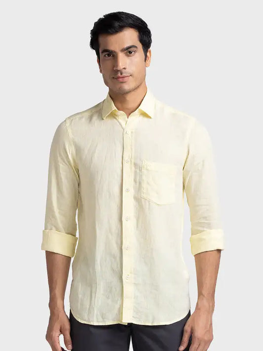 Men Tailored Fit Light Blue Shirt