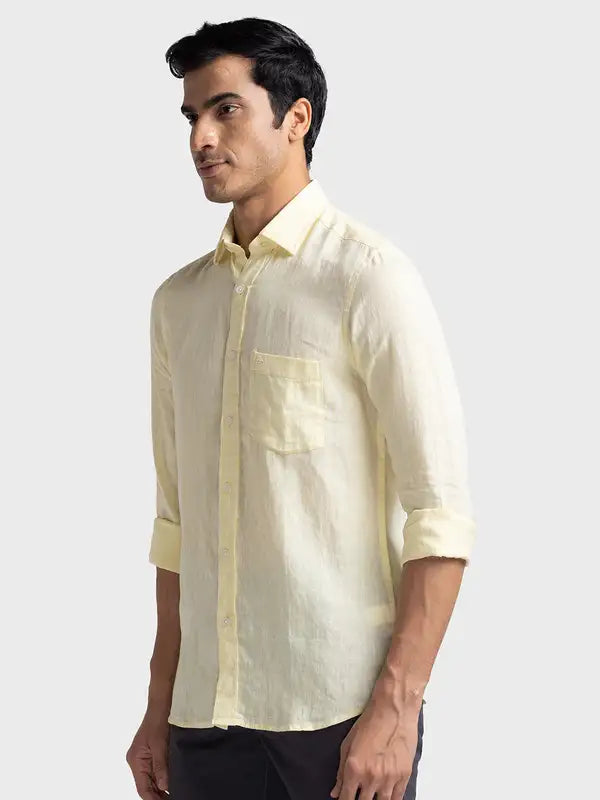 Men Tailored Fit Light Blue Shirt