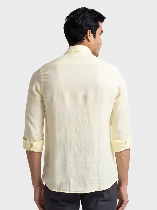 Men Tailored Fit Light Blue Shirt