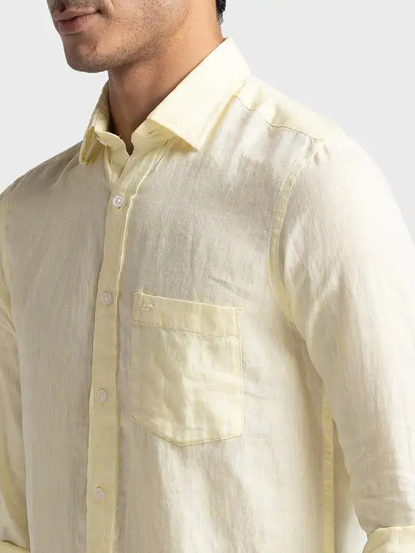 Men Tailored Fit Light Blue Shirt