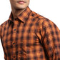 Men Petrol Regular Fit Checks Cotton Full Sleeves Shirts