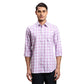 Men Yellow Regular Fit Checks Cotton Full Sleeves Shirts