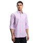 Men Yellow Regular Fit Checks Cotton Full Sleeves Shirts