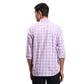 Men Yellow Regular Fit Checks Cotton Full Sleeves Shirts