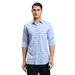 Men Red Regular Fit Checks Cotton Full Sleeves Shirts