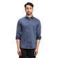 Men Red Regular Fit Print Cotton Full Sleeves Shirts