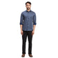 Men Red Regular Fit Print Cotton Full Sleeves Shirts