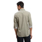 Men Blue Regular Fit Print Cotton Full Sleeves Shirts
