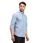 Men Red Regular Fit Warp Chambray Cotton Full Sleeves Shirts
