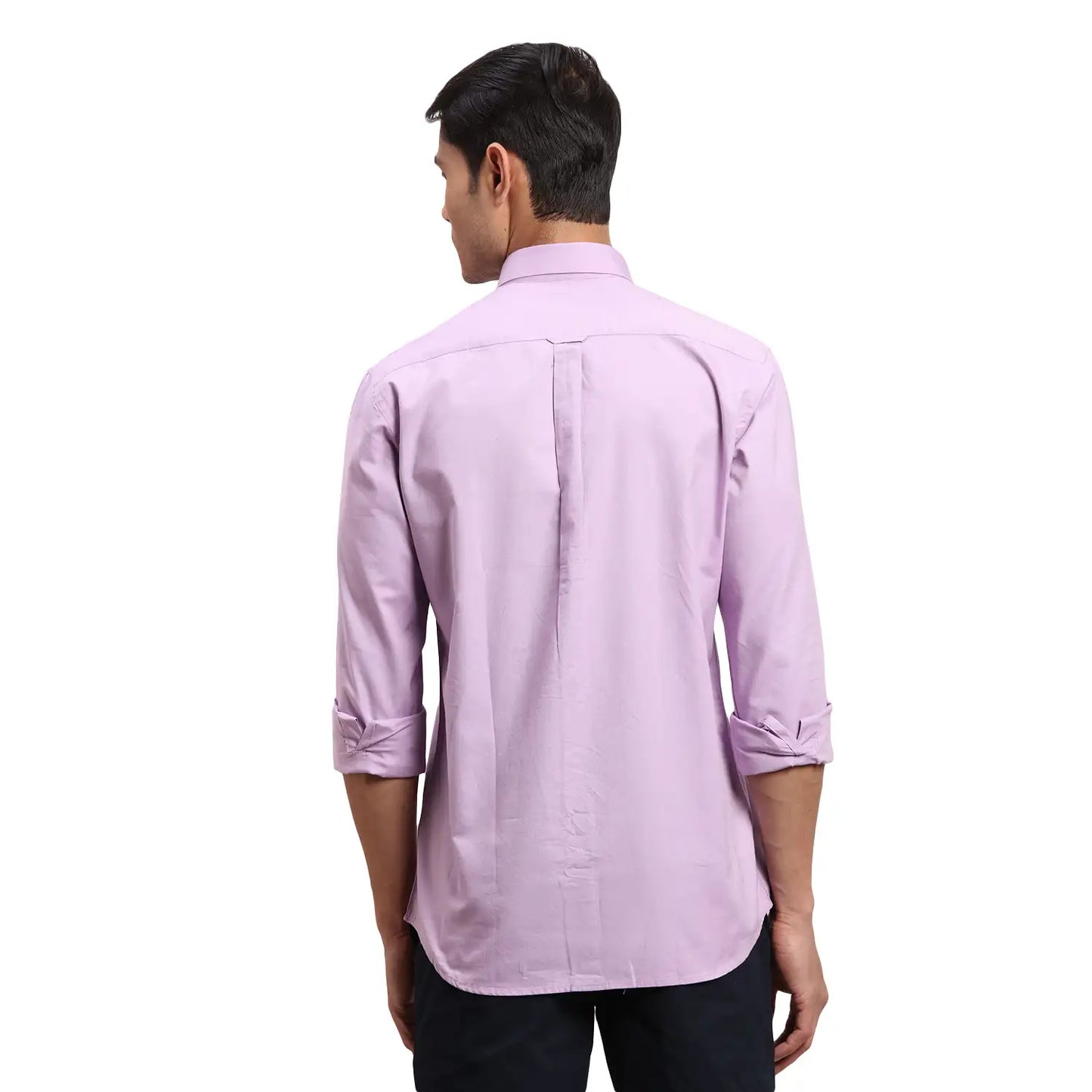 Men Blue Regular Fit Stripe Cotton Full Sleeves Shirts