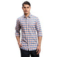 Men Green Regular Fit Checks Cotton Full Sleeves Shirts