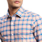 Men Green Regular Fit Checks Cotton Full Sleeves Shirts