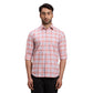 Men Yellow Regular Fit Checks Cotton Full Sleeves Shirts