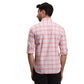 Men Yellow Regular Fit Checks Cotton Full Sleeves Shirts