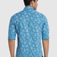 ColorPlus Men Maroon Print Regular Fit Cotton Blend Full Sleeve Shirt