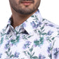 ColorPlus Men White Stripe Regular Fit Cotton Full Sleeve Shirt