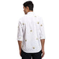 Men Blue Regular Fit Print Cotton Full Sleeves Shirts