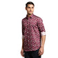 Men Blue Regular Fit Checks  Cotton Full Sleeve  Shirts