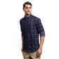 Men Red Regular Fit Checks Cotton Full Sleeves Shirts
