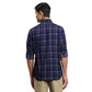 Men Red Regular Fit Checks Cotton Full Sleeves Shirts