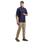 Men Red Regular Fit Checks Cotton Full Sleeves Shirts