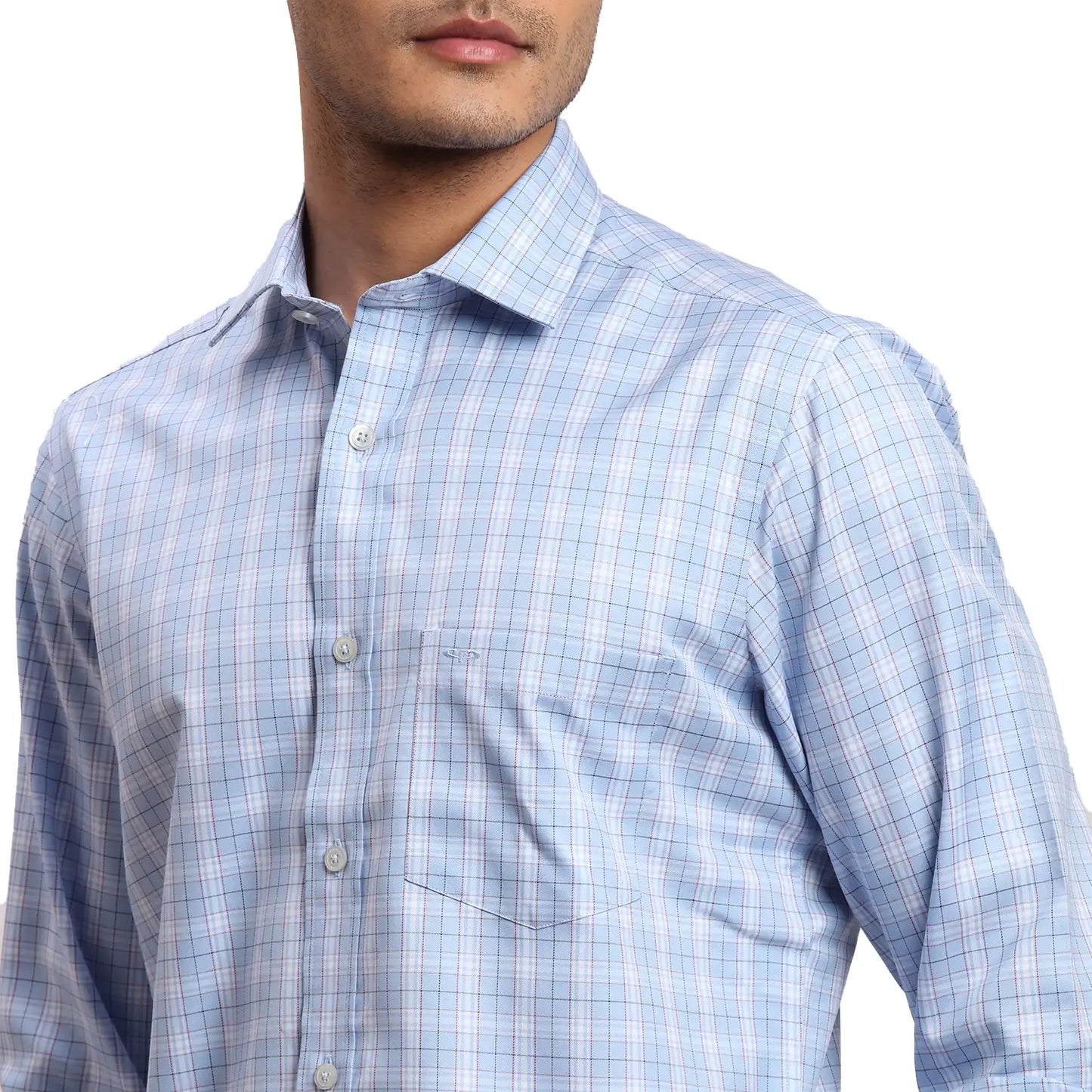 Men Fawn Regular Fit Checks  Cotton Full Sleeve  Shirts