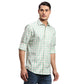 Men Red Regular Fit Checks  Cotton Full Sleeve  Shirts