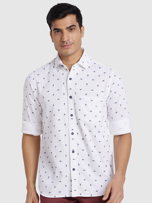 Men Green Regular Fit Yarn Dyed  Cotton Full Sleeve  Shirts
