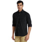 ColorPlus Men Blue Checks Tailored Fit Cotton Half Sleeve Shirt