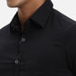 ColorPlus Regular Fit Solid Dark Green Shirt