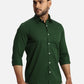 ColorPlus Regular Fit Solid Dark Brown Shirt