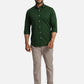 ColorPlus Regular Fit Solid Dark Brown Shirt