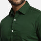 ColorPlus Regular Fit Solid Dark Brown Shirt