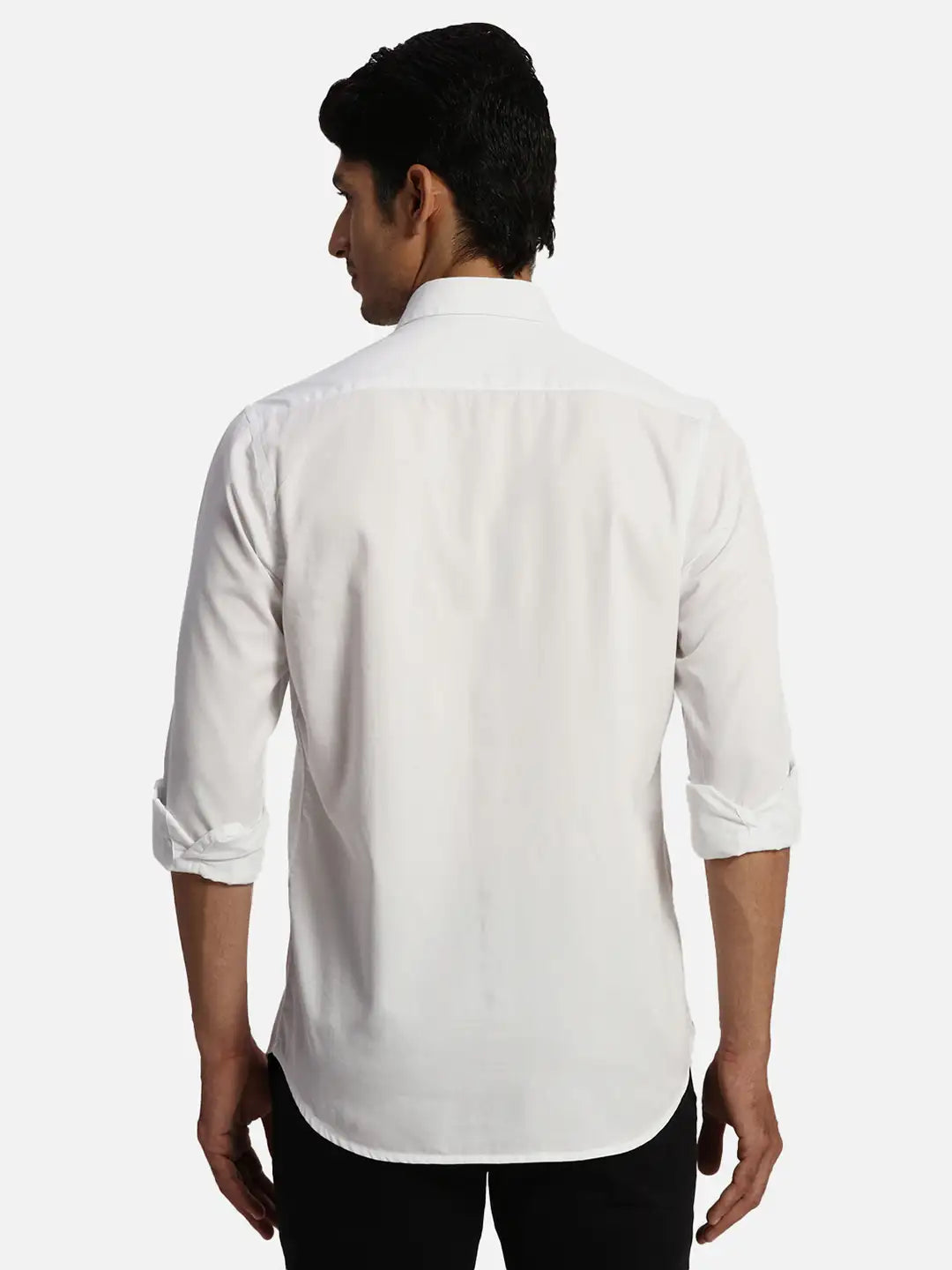 ColorPlus Regular Fit Printed Medium Yellow Shirt